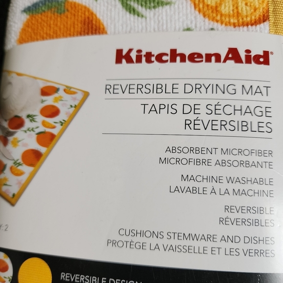 KitchenAid Set of 3 Kitchen Towels Multicolored Fruits Absorbent New.. - Picture 4 of 5